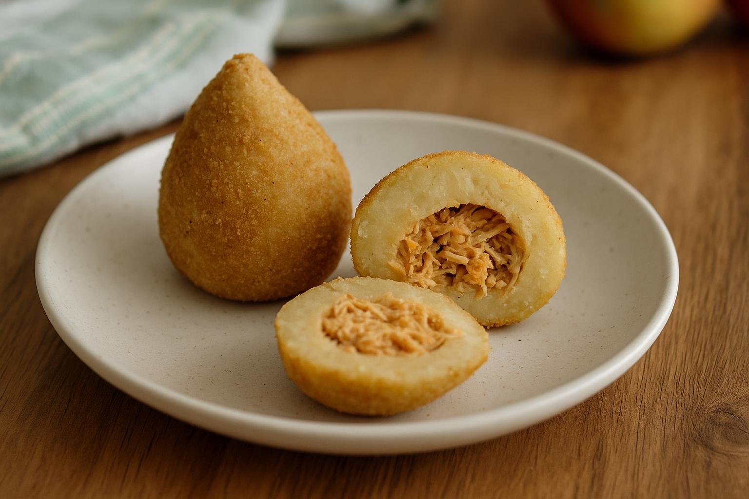 Coxinha de Batata com Frango